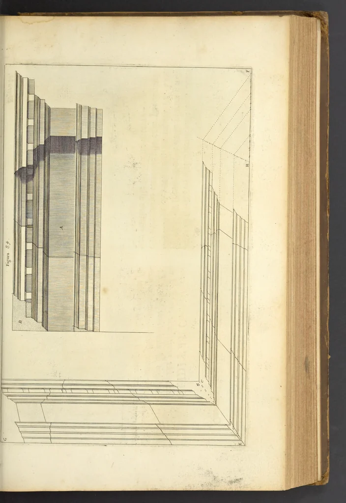 An illustration from Perspectiva pictorum et architectorum, 1693, leaf 188