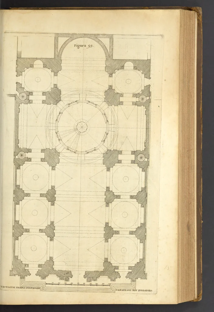 An illustration from Perspectiva pictorum et architectorum, 1693, leaf 206