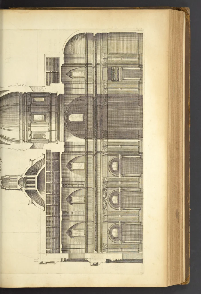 An illustration from Perspectiva pictorum et architectorum, 1693, leaf 208