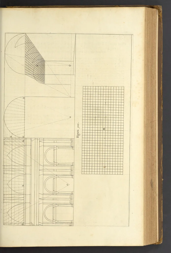 An illustration from Perspectiva pictorum et architectorum, 1693, leaf 220