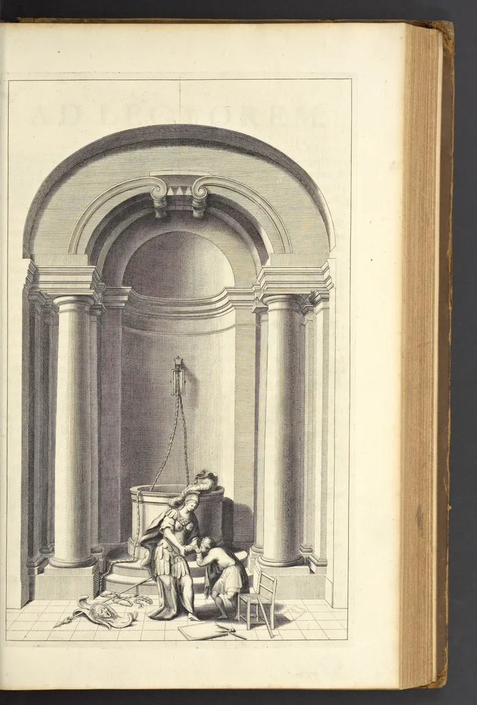 An illustration from Perspectiva pictorum et architectorum, 1693, leaf 242