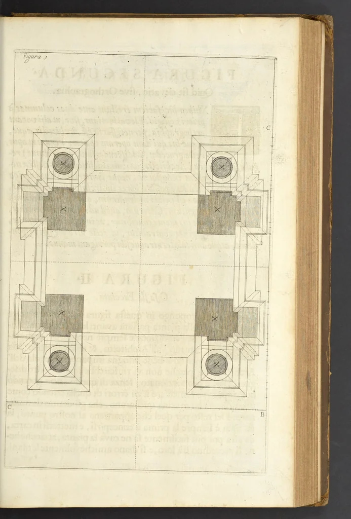 An illustration from Perspectiva pictorum et architectorum, 1693, leaf 250
