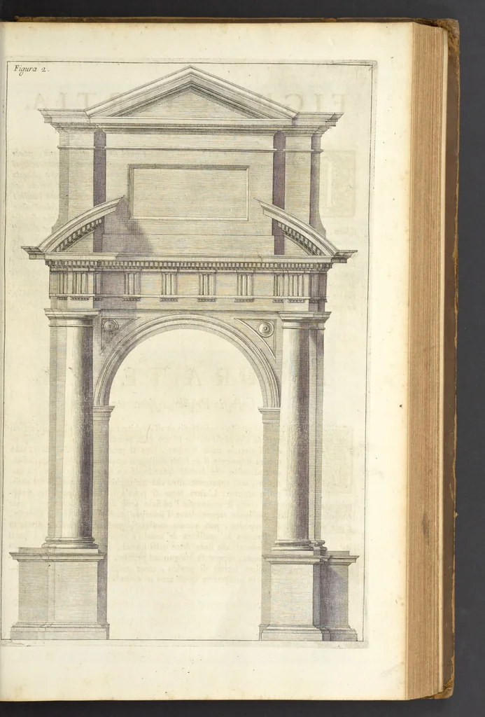 An illustration from Perspectiva pictorum et architectorum, 1693, leaf 252