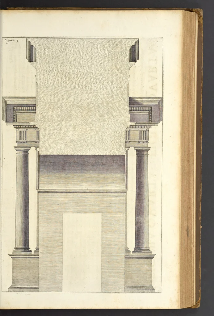 An illustration from Perspectiva pictorum et architectorum, 1693, leaf 254