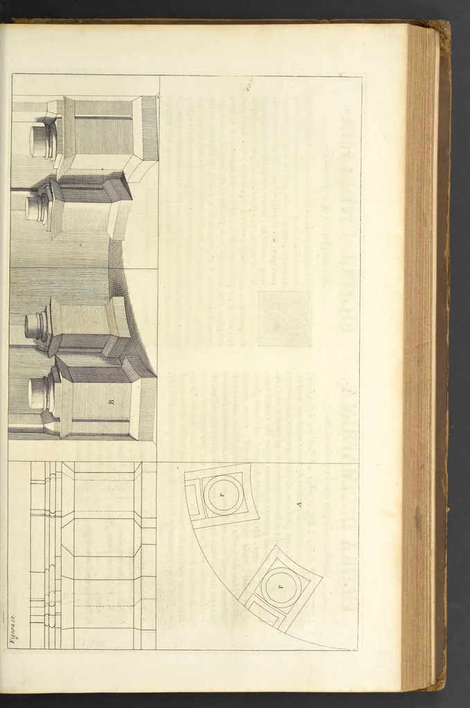 An illustration from Perspectiva pictorum et architectorum, 1693, leaf 268