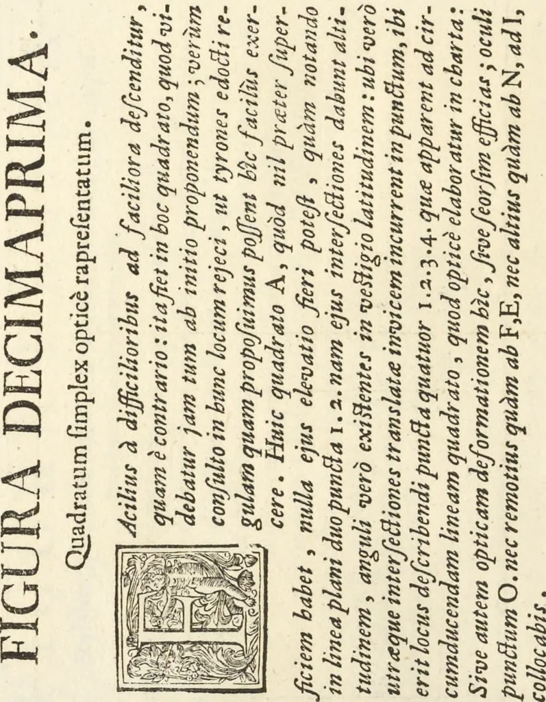 An illustration from Perspectiva pictorum et architectorum, 1693, leaf 269