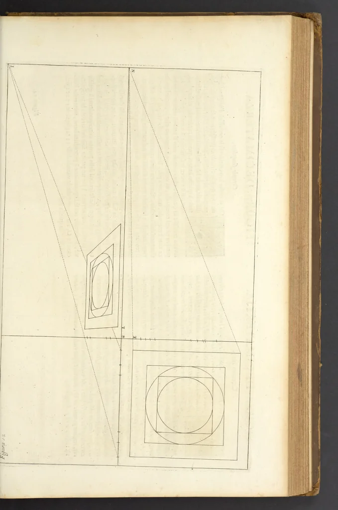 An illustration from Perspectiva pictorum et architectorum, 1693, leaf 272