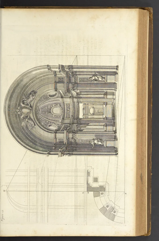 An illustration from Perspectiva pictorum et architectorum, 1693, leaf 278