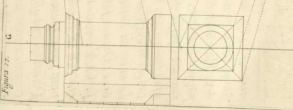 An illustration from Perspectiva pictorum et architectorum, 1693, leaf 282