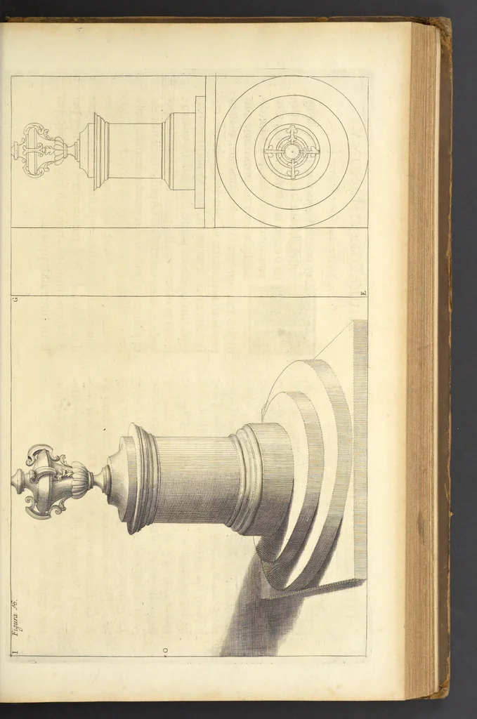 An illustration from Perspectiva pictorum et architectorum, 1693, leaf 284