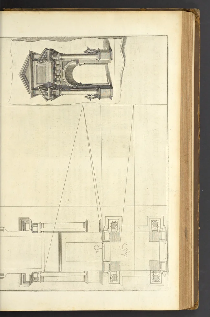 An illustration from Perspectiva pictorum et architectorum, 1693, leaf 290