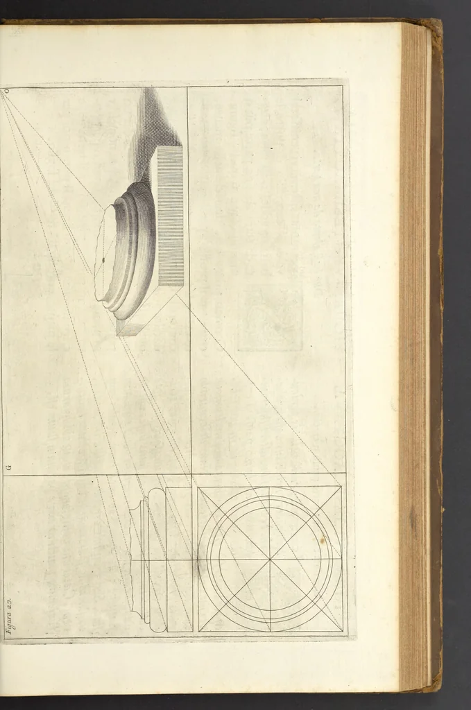 An illustration from Perspectiva pictorum et architectorum, 1693, leaf 302