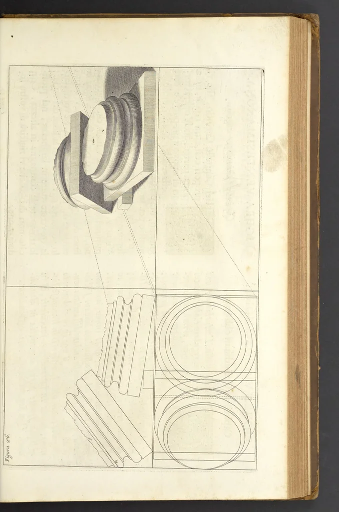 An illustration from Perspectiva pictorum et architectorum, 1693, leaf 304
