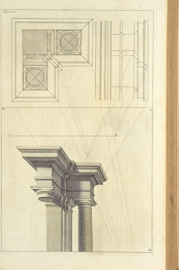 An illustration from Perspectiva pictorum et architectorum, 1693, leaf 312