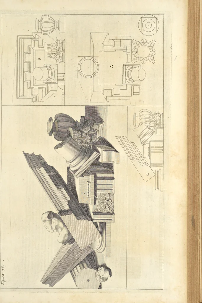 An illustration from Perspectiva pictorum et architectorum, 1693, leaf 320