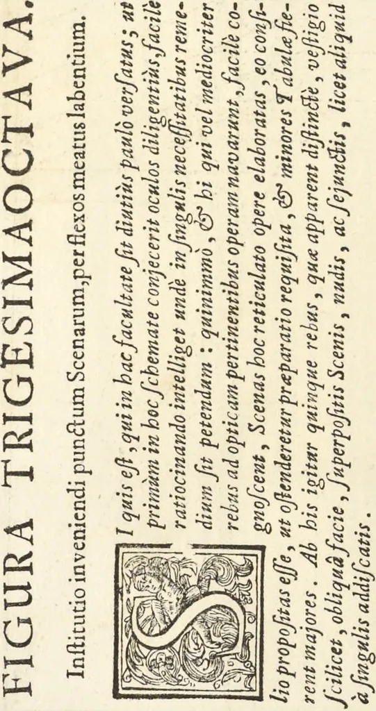 An illustration from Perspectiva pictorum et architectorum, 1693, leaf 323