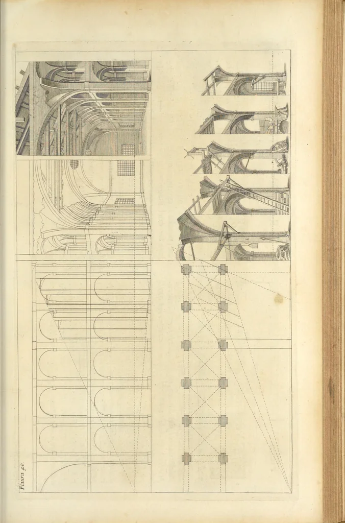 An illustration from Perspectiva pictorum et architectorum, 1693, leaf 328