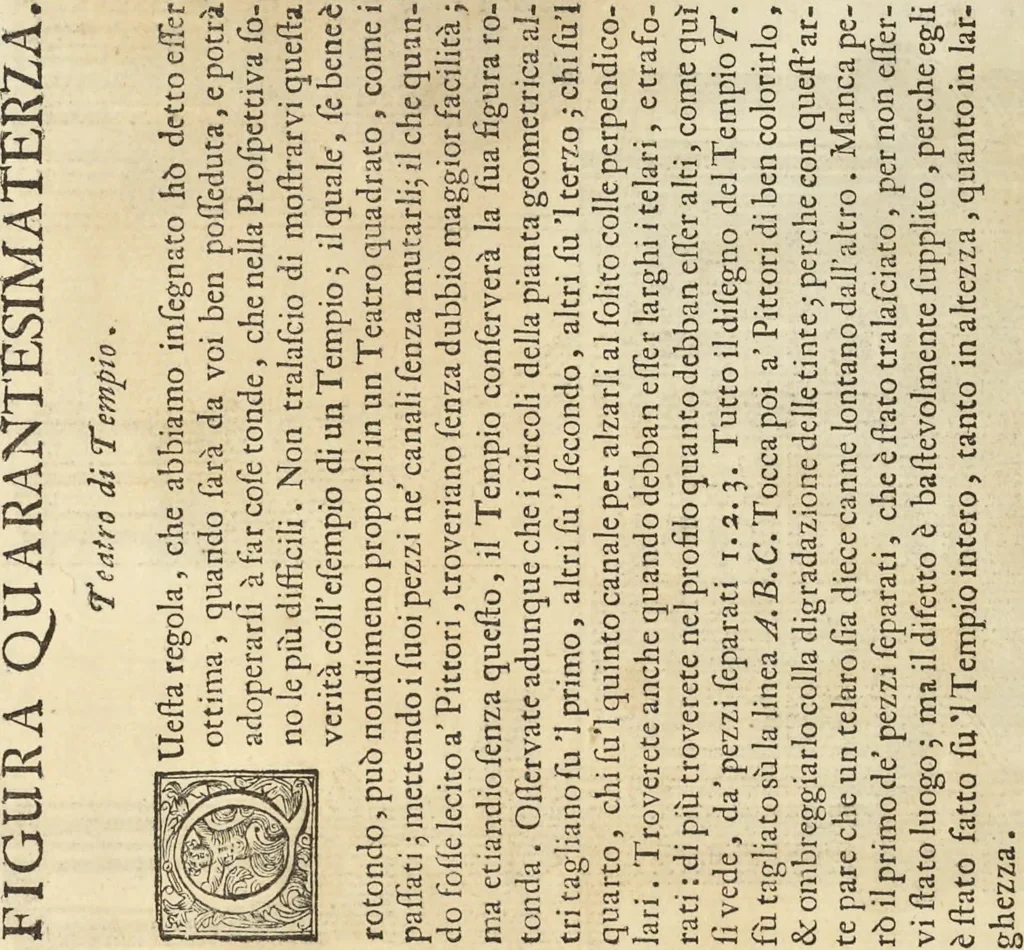 An illustration from Perspectiva pictorum et architectorum, 1693, leaf 333