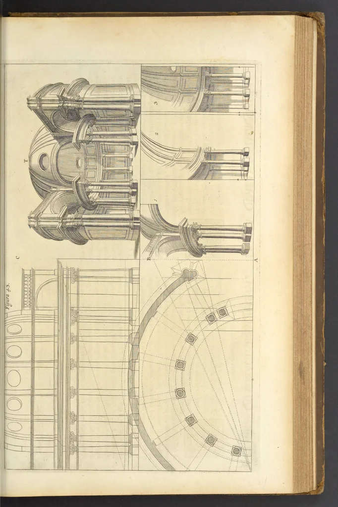 An illustration from Perspectiva pictorum et architectorum, 1693, leaf 334