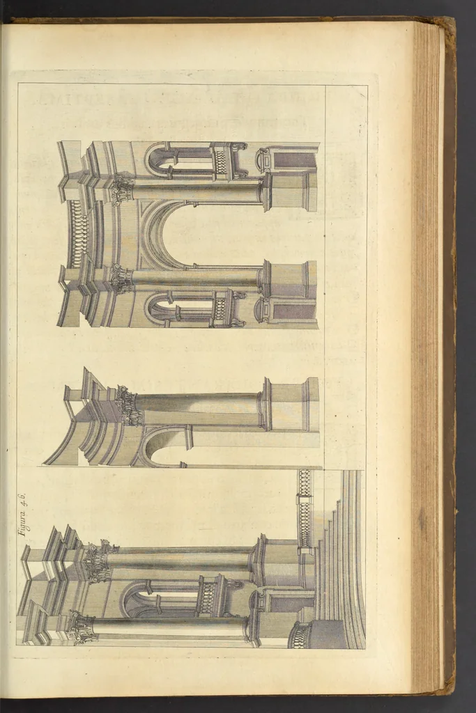 An illustration from Perspectiva pictorum et architectorum, 1693, leaf 340