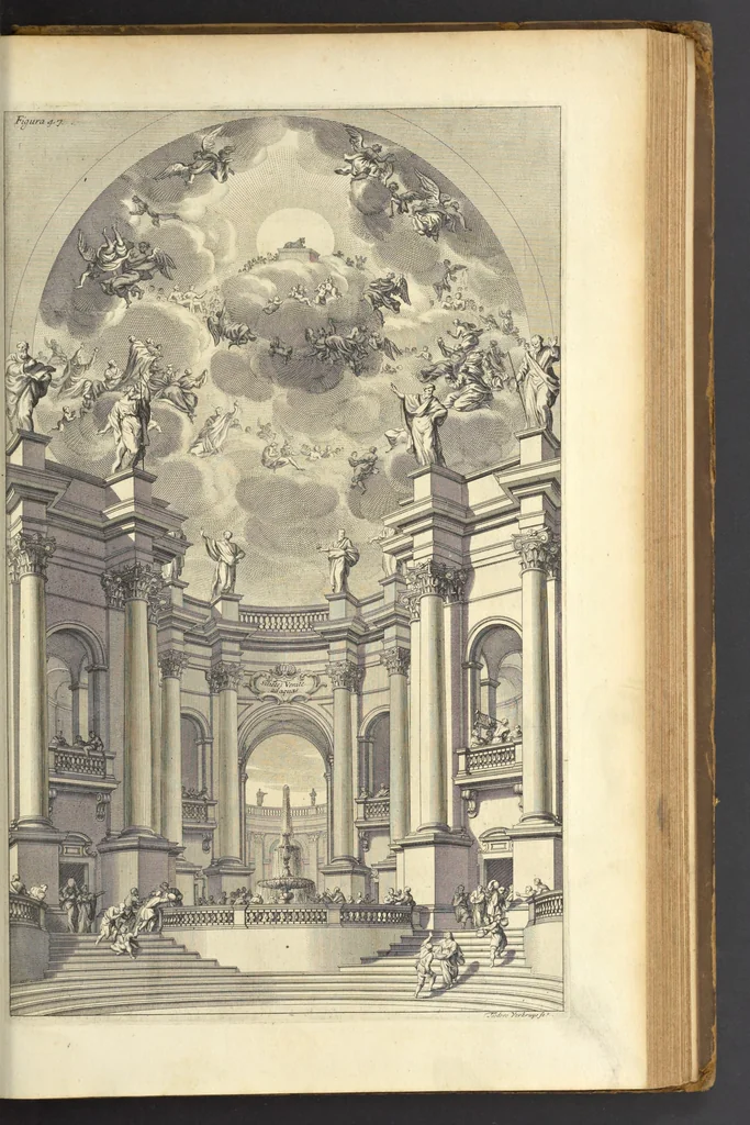 An illustration from Perspectiva pictorum et architectorum, 1693, leaf 342