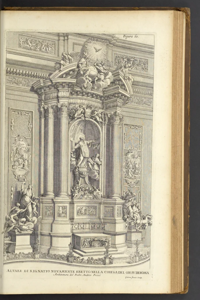 An illustration from Perspectiva pictorum et architectorum, 1693, leaf 368