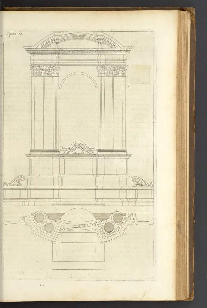 An illustration from Perspectiva pictorum et architectorum, 1693, leaf 370