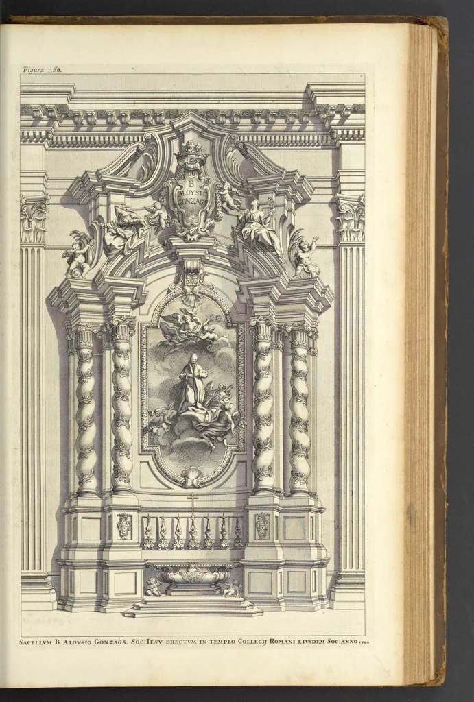 An illustration from Perspectiva pictorum et architectorum, 1693, leaf 372