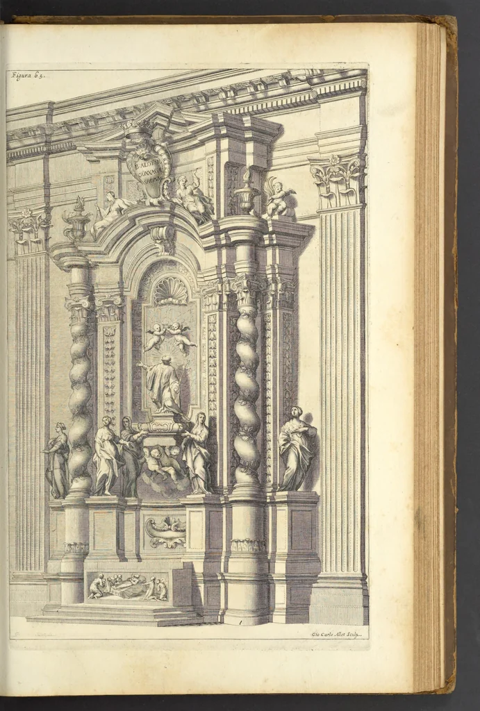 An illustration from Perspectiva pictorum et architectorum, 1693, leaf 378