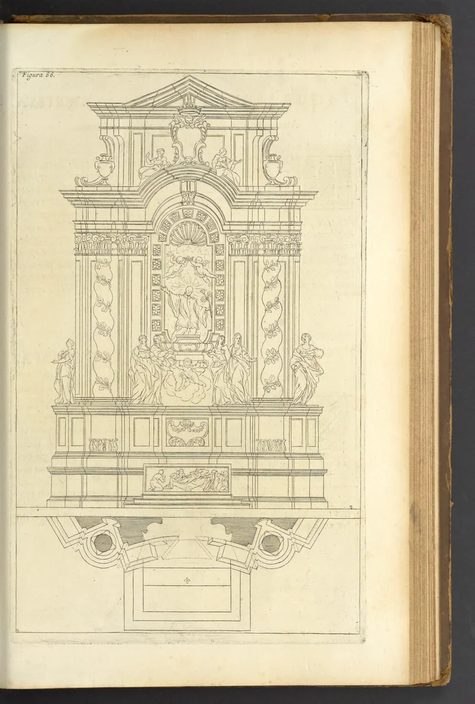 An illustration from Perspectiva pictorum et architectorum, 1693, leaf 380
