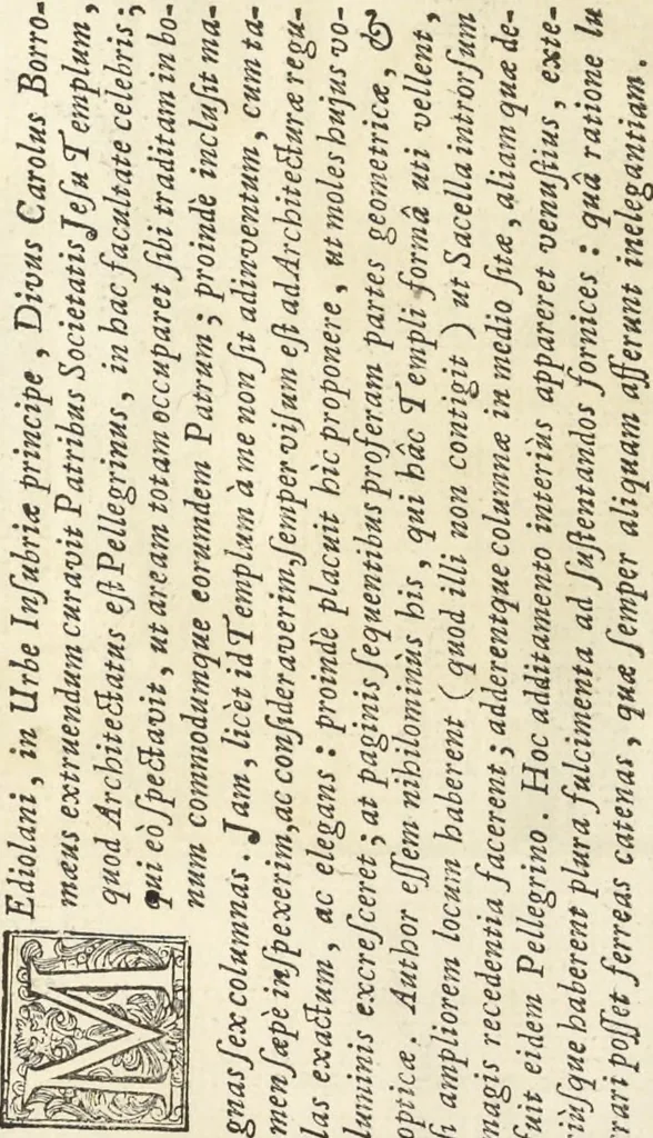 An illustration from Perspectiva pictorum et architectorum, 1693, leaf 425