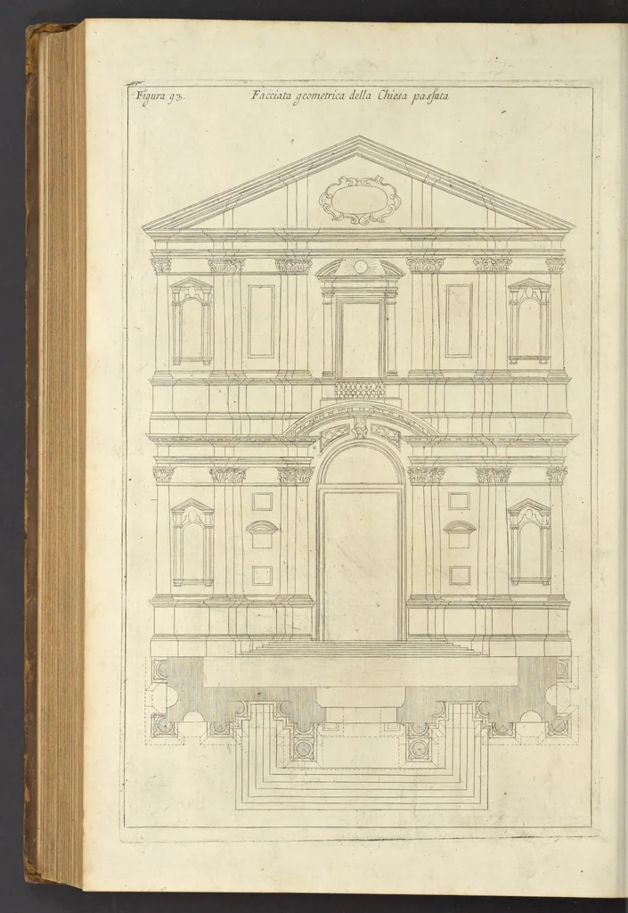 An illustration from Perspectiva pictorum et architectorum, 1693, leaf 427