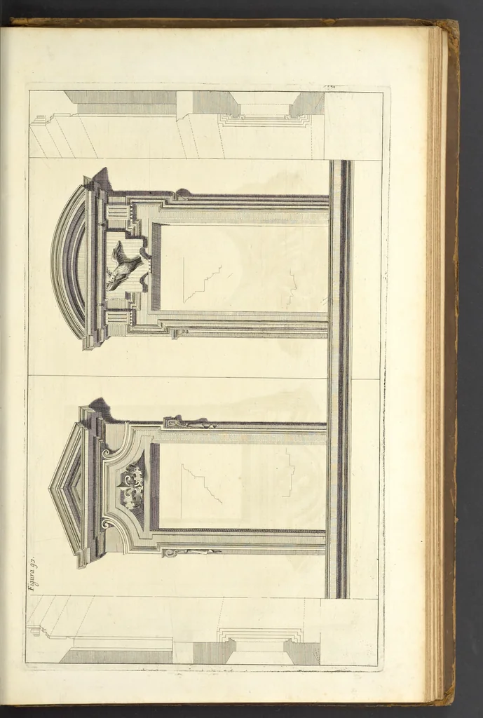 An illustration from Perspectiva pictorum et architectorum, 1693, leaf 432