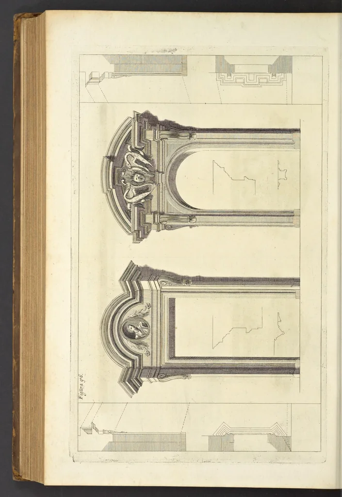 An illustration from Perspectiva pictorum et architectorum, 1693, leaf 433