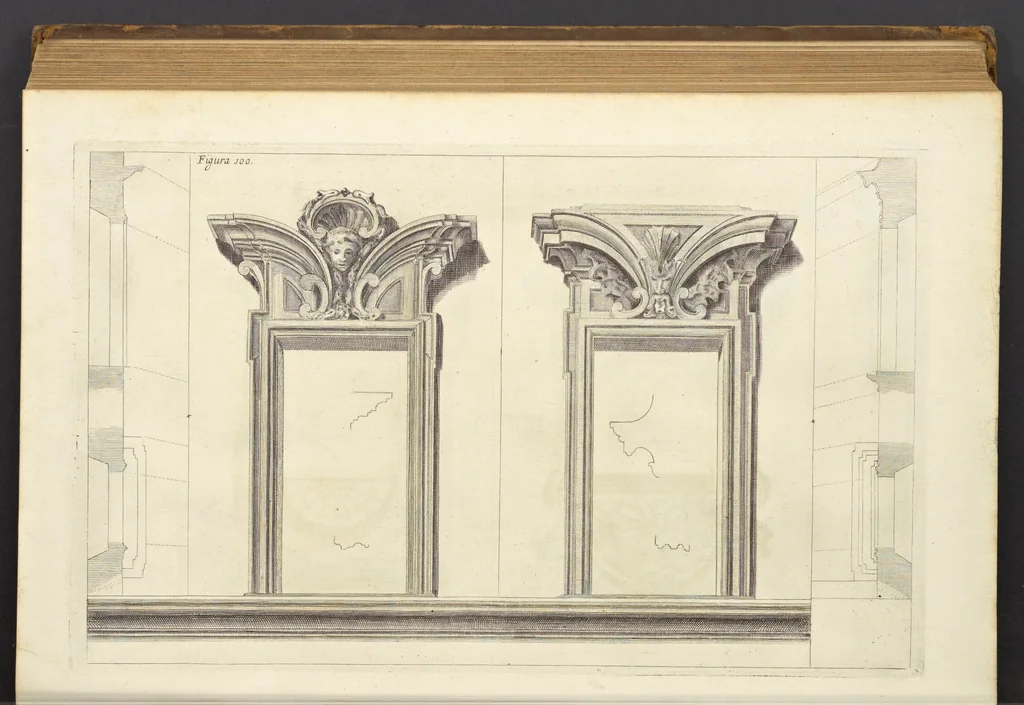 An illustration from Perspectiva pictorum et architectorum, 1693, leaf 435