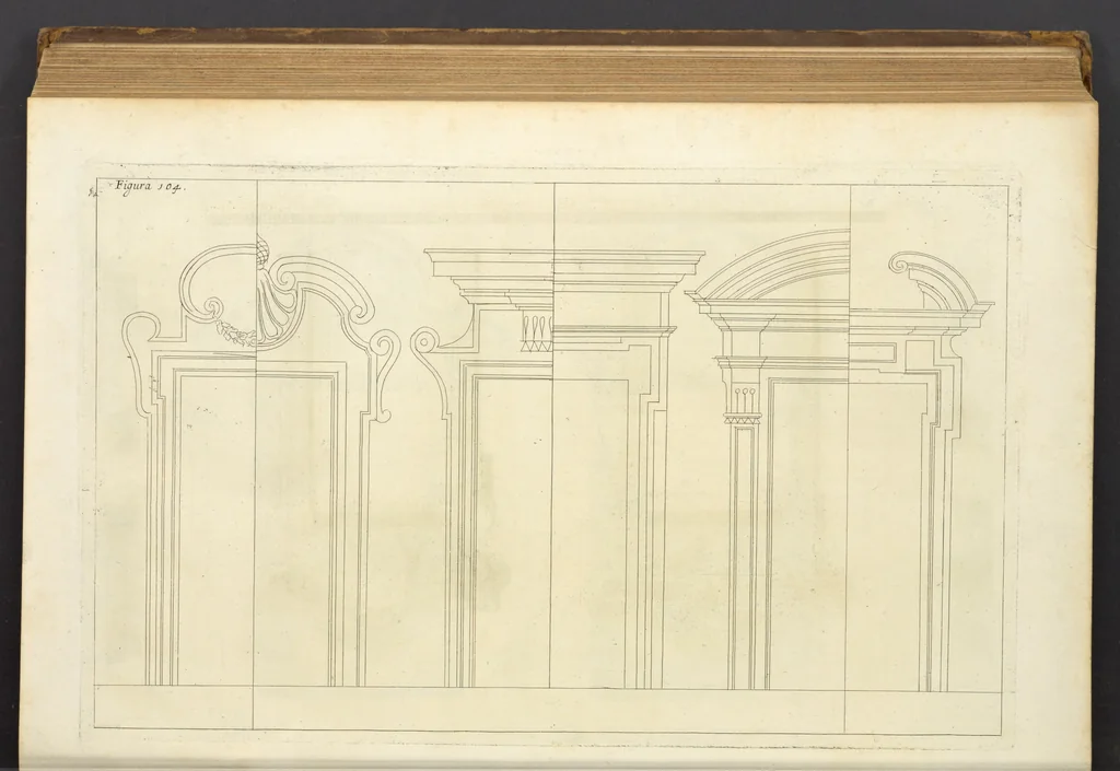 An illustration from Perspectiva pictorum et architectorum, 1693, leaf 439
