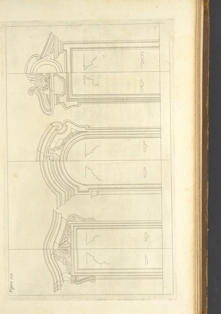 An illustration from Perspectiva pictorum et architectorum, 1693, leaf 440