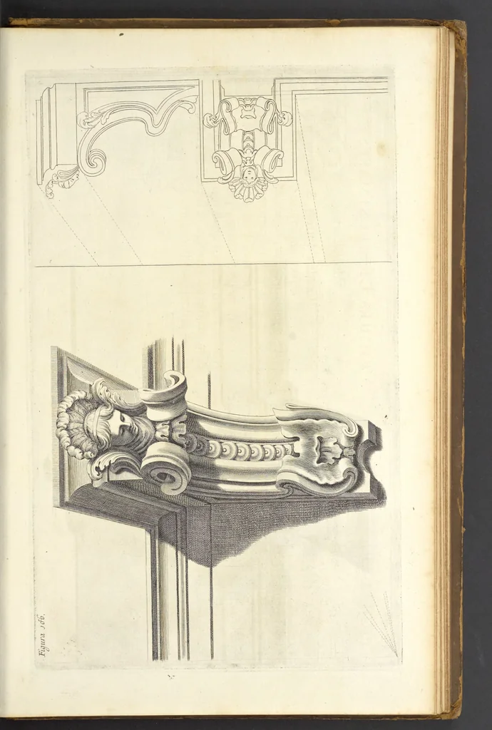 An illustration from Perspectiva pictorum et architectorum, 1693, leaf 442