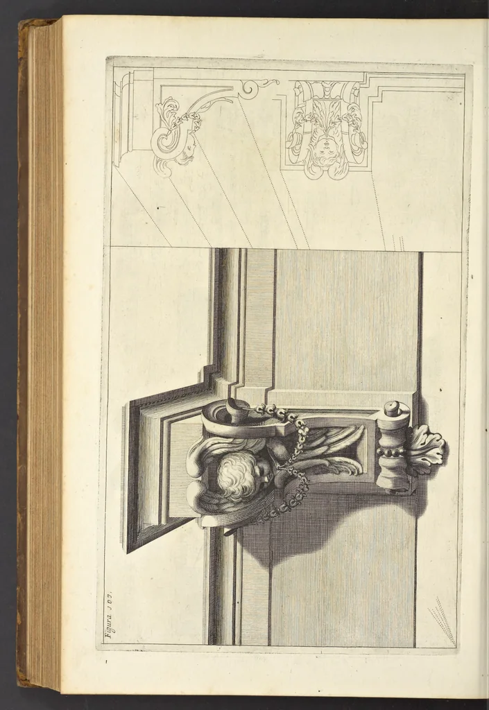 An illustration from Perspectiva pictorum et architectorum, 1693, leaf 443
