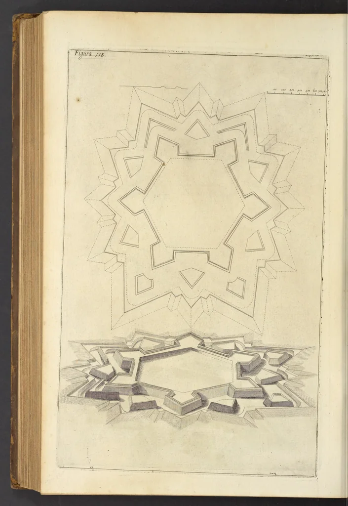 An illustration from Perspectiva pictorum et architectorum, 1693, leaf 457