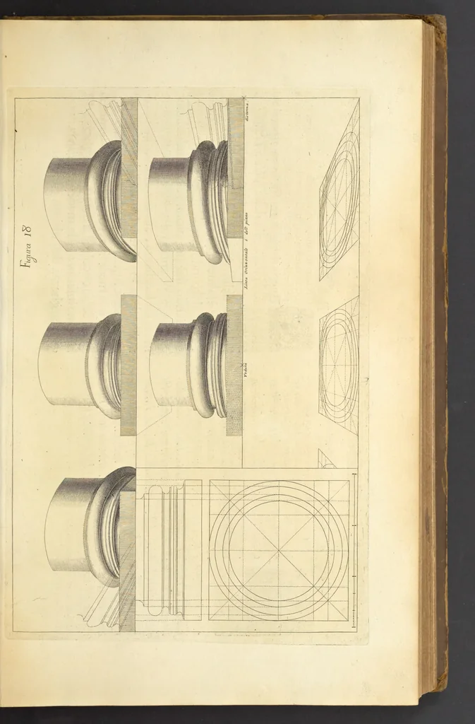 An illustration from Perspectiva pictorum et architectorum, 1693, leaf 54