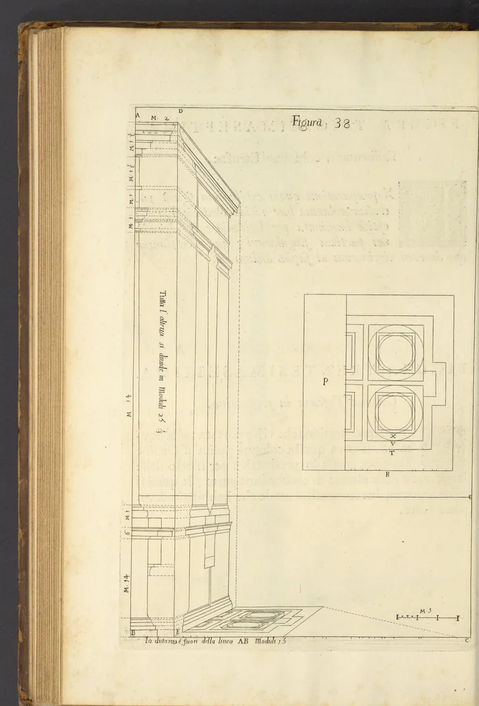 An illustration from Perspectiva pictorum et architectorum, 1693, leaf 93