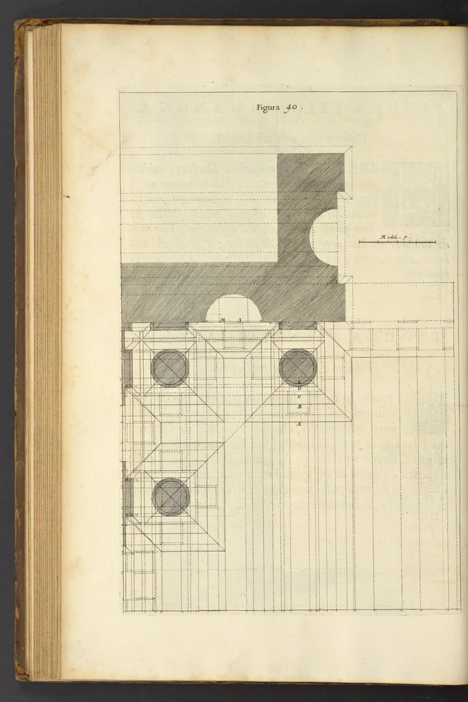 An illustration from Perspectiva pictorum et architectorum, 1693, leaf 97