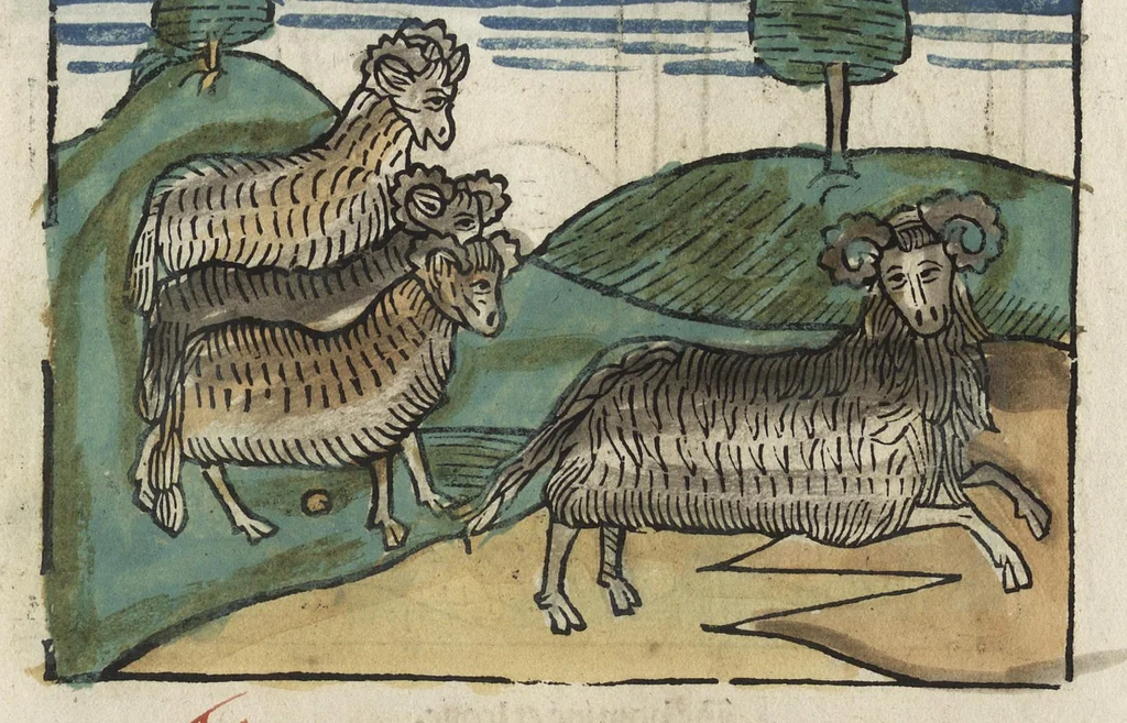 An illustration from Esopi appologi siue mythologi cum quibusdam carminum et fabularum additionibus, 1501, leaf 140