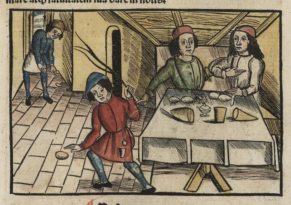 An illustration from Esopi appologi siue mythologi cum quibusdam carminum et fabularum additionibus, 1501, leaf 312