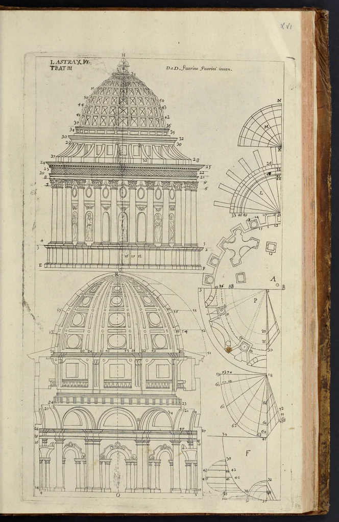 An illustration from Architettura civile : opera postuma, 1737, leaf 362