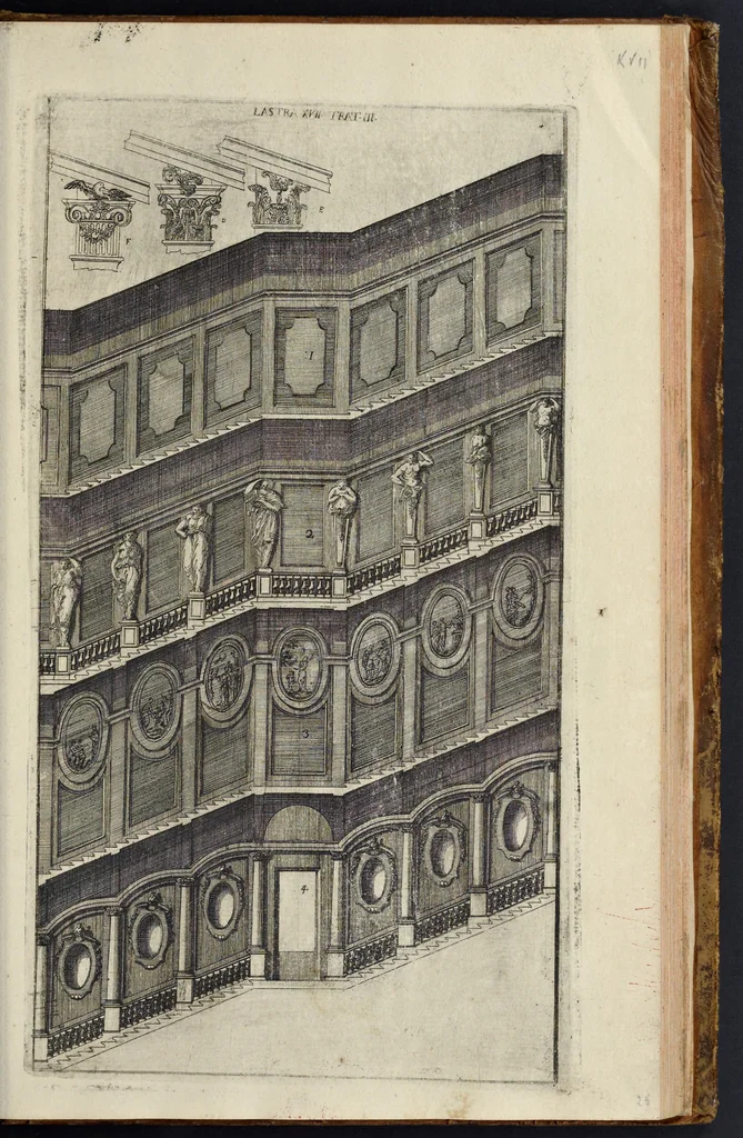 An illustration from Architettura civile : opera postuma, 1737, leaf 364