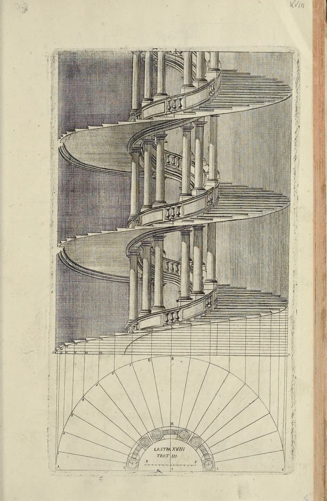 An illustration from Architettura civile : opera postuma, 1737, leaf 366