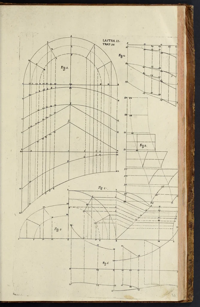 An illustration from Architettura civile : opera postuma, 1737, leaf 374