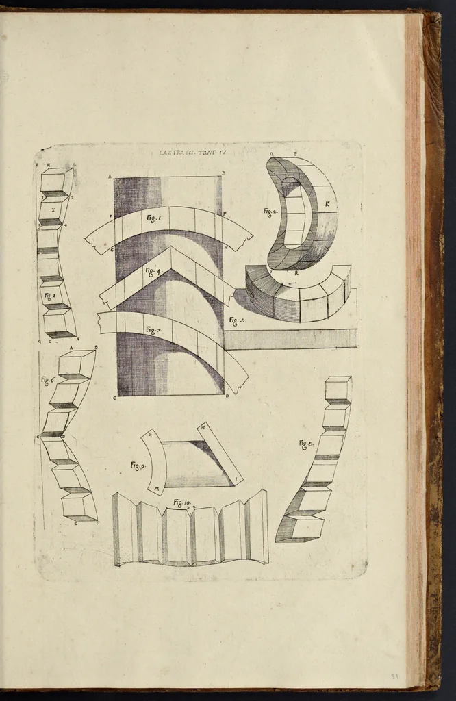 An illustration from Architettura civile : opera postuma, 1737, leaf 376